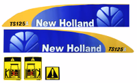 Kit de Autocollant Ford New Holland TS125A | Ford