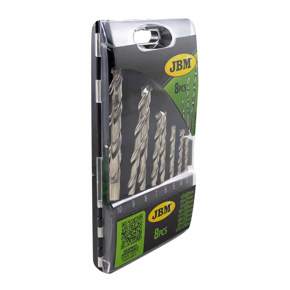 Kit de forets pour béton 3-10 mm