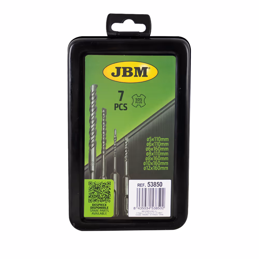 Kit de forets pour perceuse avec emmanchement sds-plus