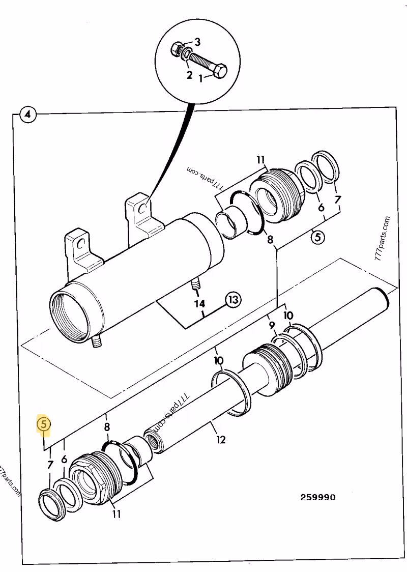 KIT DE JOINTS DIRECT 50x90 JCB REF 991/00157