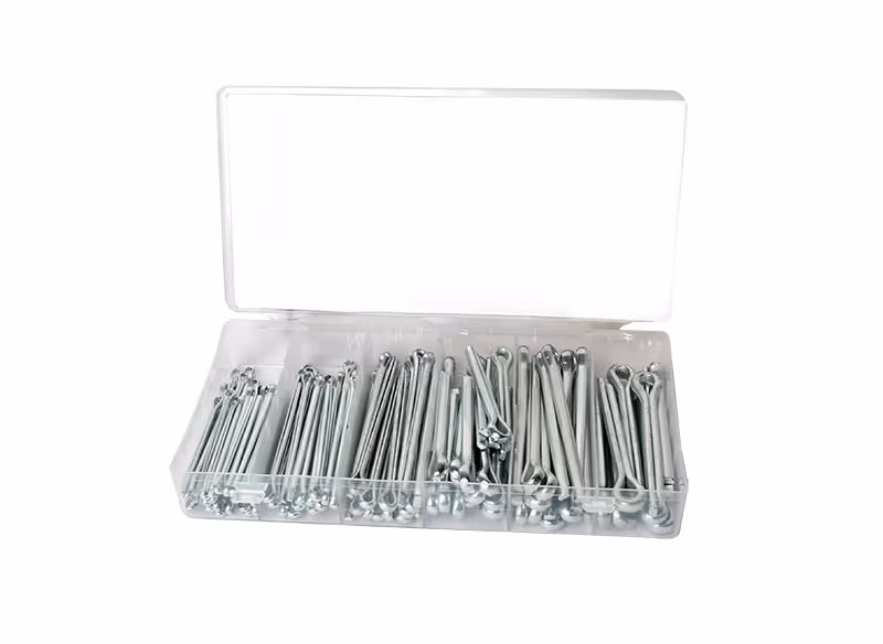 Kit de larges goupilles cylindriques fendues 