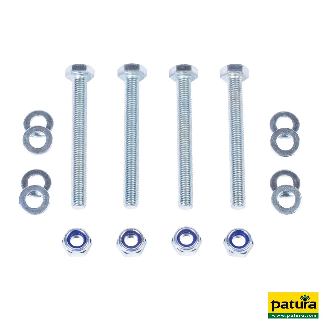 Kit de montage pour 2 brosses de grattage sur poteau 90 x 90 mm