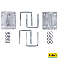 Kit de montage pour sangles  naseaux sur poteau 60 x 60 mm (2 kit par paquet)