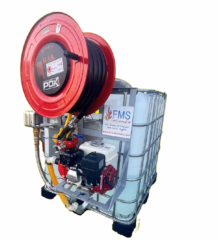 Kit de première intervention de lutte contre l'incendie IBC 85 Ria (sans cuve)