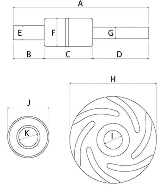 Kit de réparation de pompe à eau Fiat 1930262