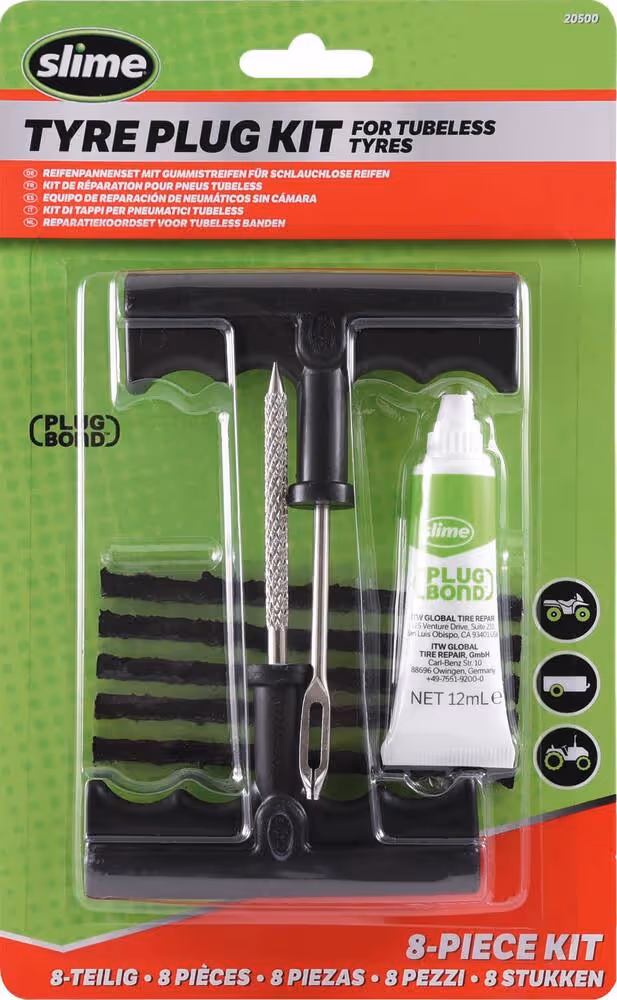 KIT DE REPARATION TUBELESS - 8 PCS