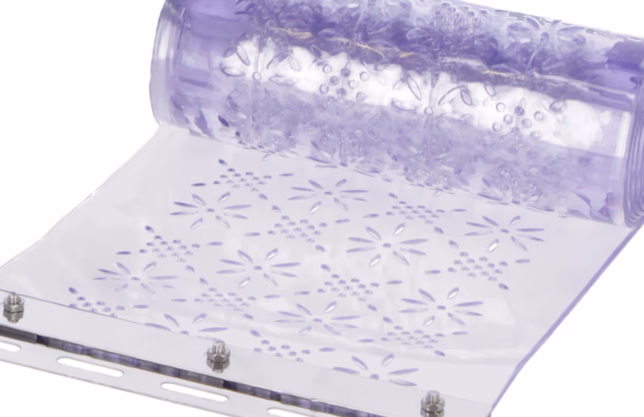 Kit de rideau à bandes antimouches, PVC