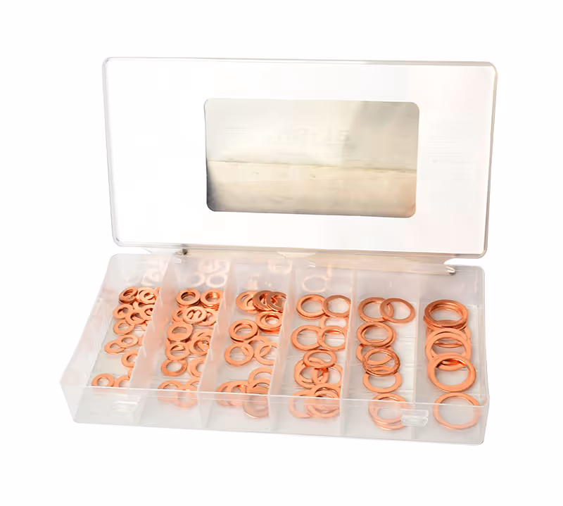 Kit de rondelle en cuivre 110 pièces