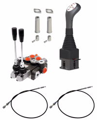 Kit distributeur Chargeur frontal 40 L/min 1xSE + 1xDE 2000 mm