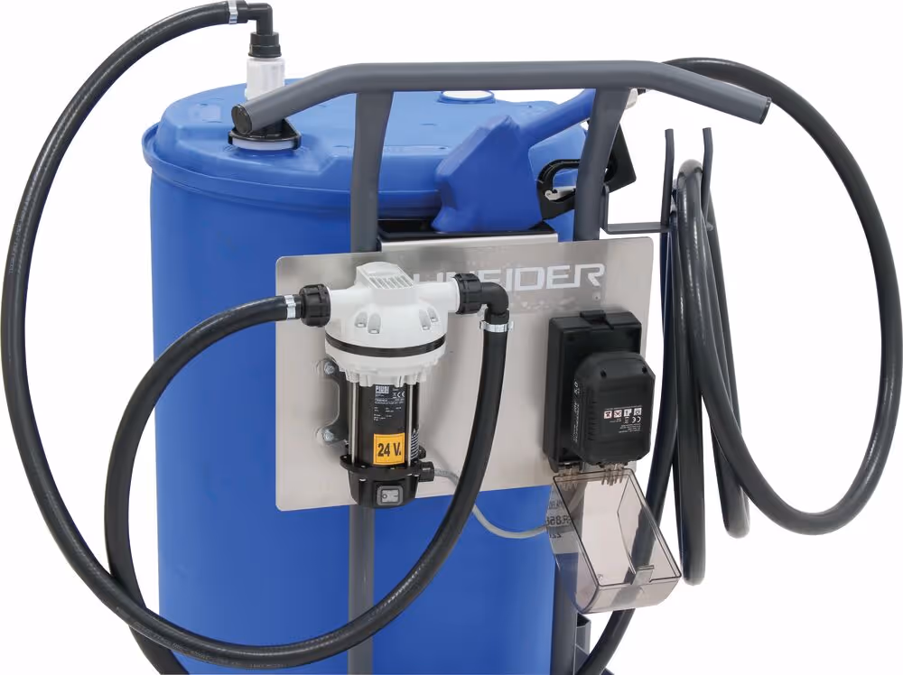 KIT DISTRIBUTION MOBILE D'AD BLUE +POMPE+PISTOLET AUTO-LI ION + BATTERIE 5Ah