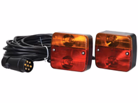 Kit éclairage arrière, Longueur de câble: 7.5M, Extension max.:  7.5M