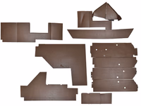 Kit garniture de cabine SG2 sans plafond John Deere 