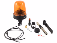 Kit gyrophare halogène , 12V - adaptable sur tracteurs Case IH, New Holland, Steyr - ref 710762034