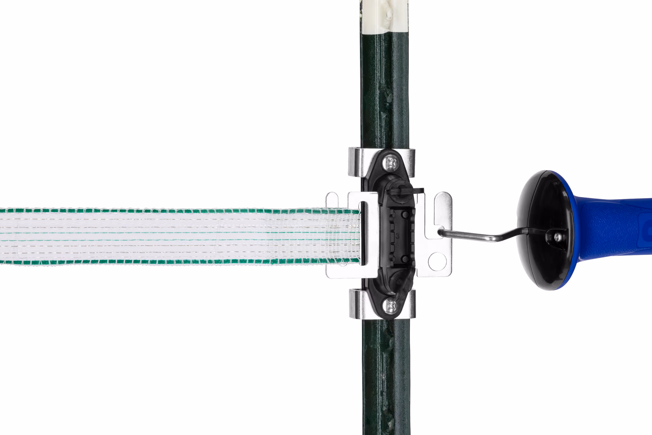 Kit isolateurs Profi/T-Post à ruban, pour porte, 2pcs