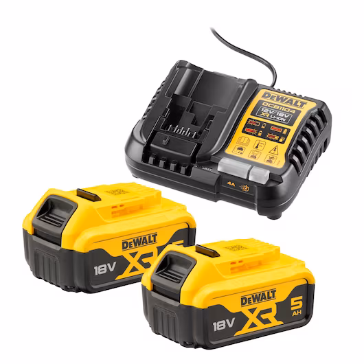 Perceuse visseuse XR 18 V + 2 batteries 5Ah + chargeur + coffret T-stak - DEWALT