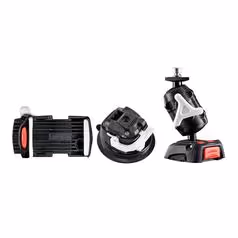 Kit pince universelle ROKK Mini pour smartphone avec ventouse