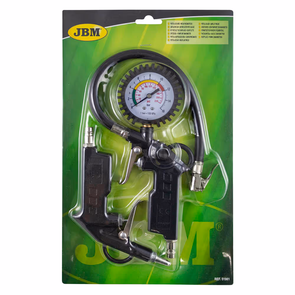 Kit pistolet de gonflage + soufflete