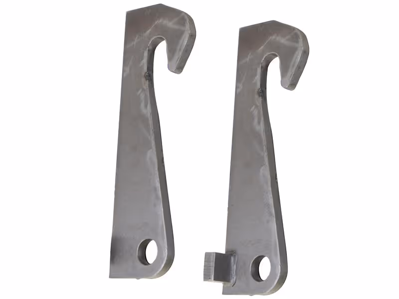 Kit plaque d'adaptation G/D, Remplacement pour: Claas Scorpion - adaptable sur télescopiques Claas