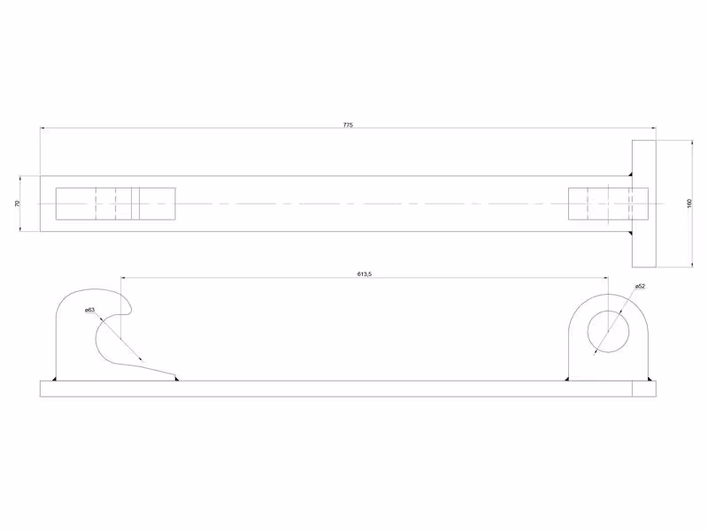 Kit plaque d'adaptation G/D, Remplacement pour: Volvo BM, JCB