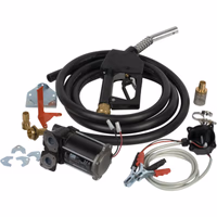 Kit pompe gasoil portable 50l/mn 12v pistolet auto