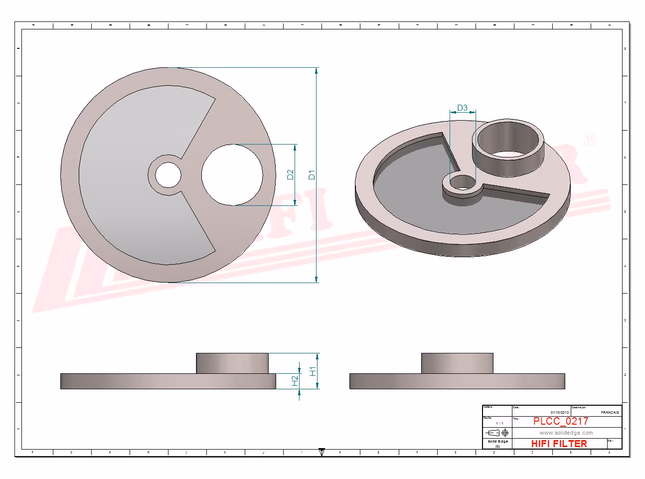 KIT PREFILTRE Hifi Filter MO 7325