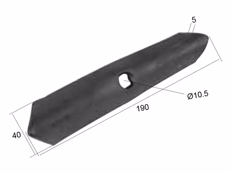 Kit Socs 190x40x5mm Fourni avec boulons Correspond à: 01000638 - Vendu par 25