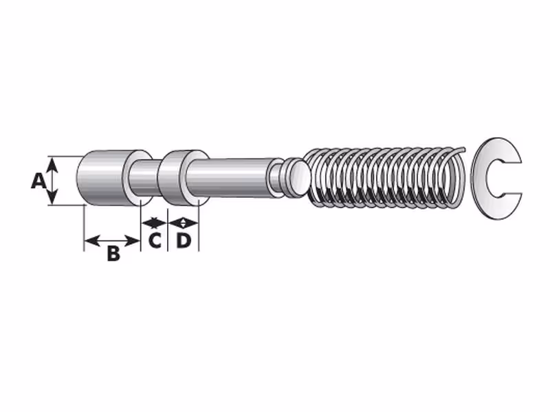 Kit verrou pour mâchoires - Ø axe:13.9mm