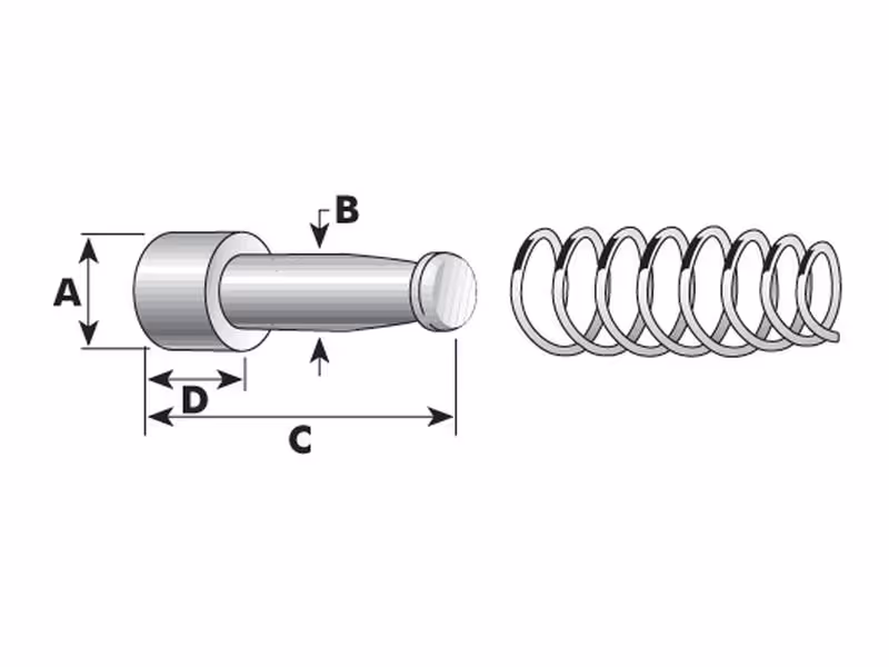 Kit verrou pour mâchoires - Ø axe:14mm - ref 403000001