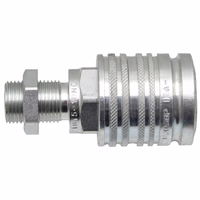 KM-S 12L (M18x1,5) DN20-BG4 Coupleur femelle passe cloison