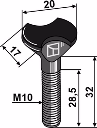 Krone | Boulon pour chaînes