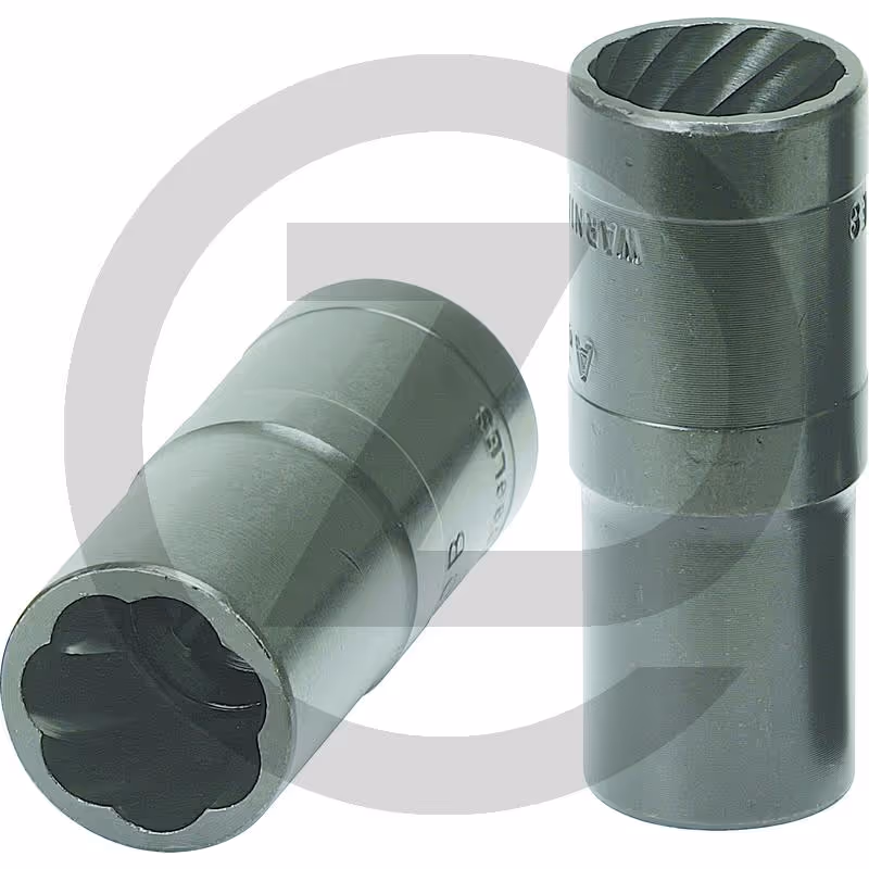 KS Tools 1/2" Douille 6 pans spirale, 19mm