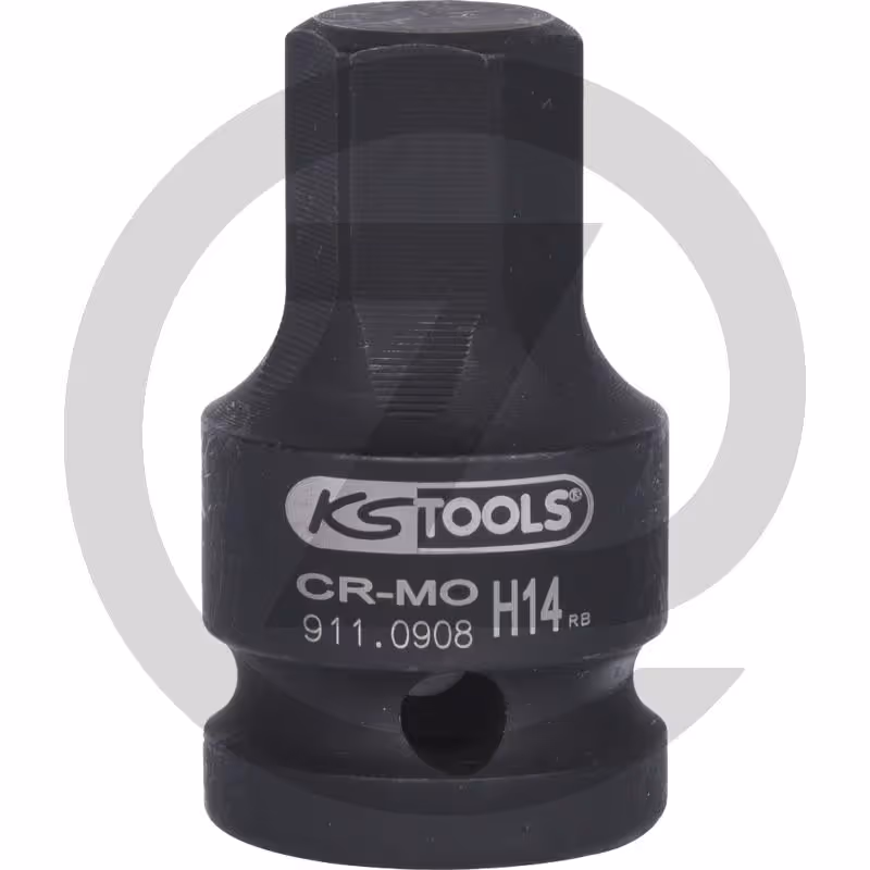 KS Tools 1/2" Douille à chocs 6 pans, courte, 8 m