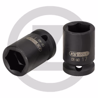 KS Tools 1/2" Douilles à chocs 6 pans, courtes, 1.1/8''