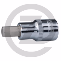 KS Tools 1/2" Douilles tournevis 6 pans intérieur CHROMEplus, courtes, 3/16''