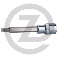 KS Tools 1/2" Douilles tournevis 6 pans intérieur CHROMEplus, longues, 4mm