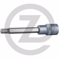 KS Tools 1/2" Douilles tournevis 6 pans intérieur, longues, 4 mm