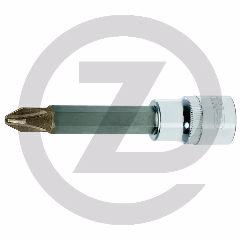 KS Tools 1/2" Douilles tournevis CHROMEplus, longues, PH2