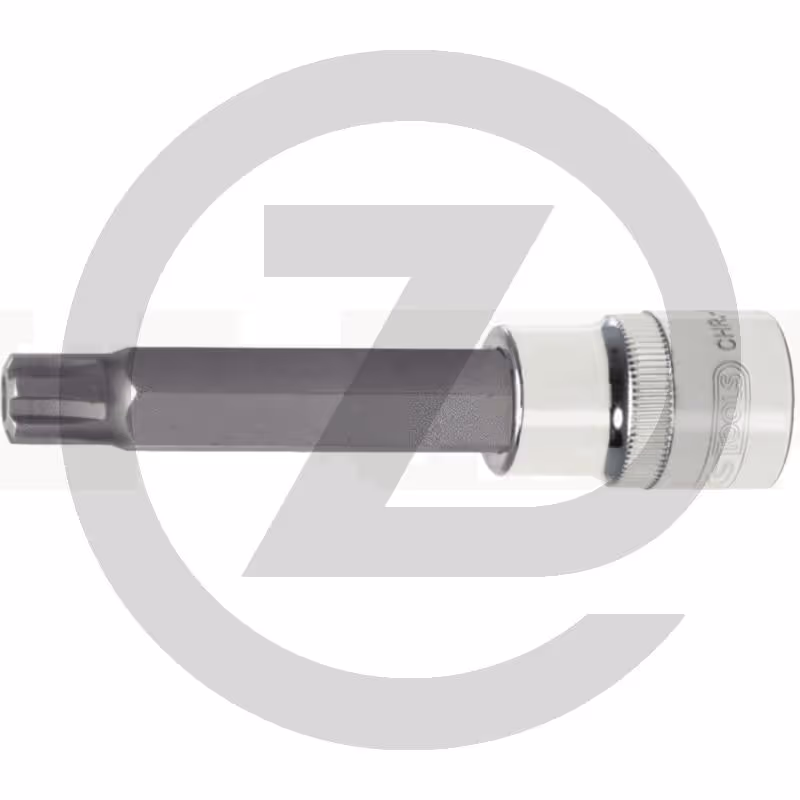 KS Tools 1/2" Douilles tournevis RIBE percé CHROMEplus, longues, M6