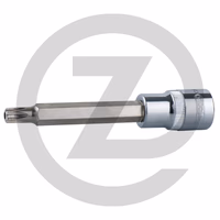 KS Tools 1/2" Douilles tournevis TX percé CHROMEplus,longues, TB25