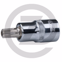 KS Tools 1/2" Douilles tournevis TX percé CHROMEplus,TB20