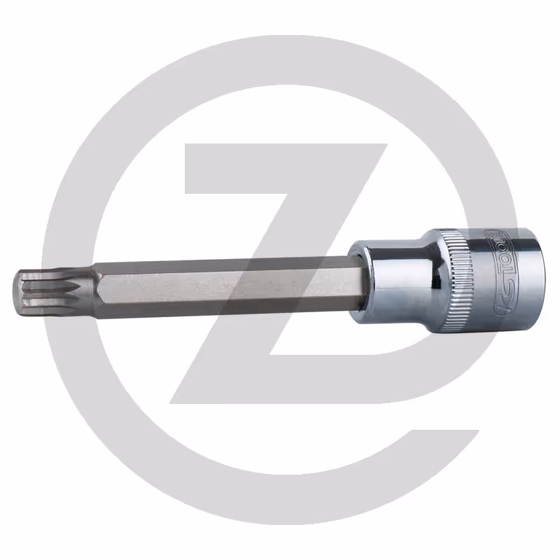 KS Tools 1/2" Douilles tournevis XZN CHROMEplus, longues, M8