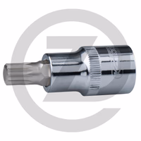 KS Tools 1/2" Douilles tournevis XZN CHROMEplus, M5