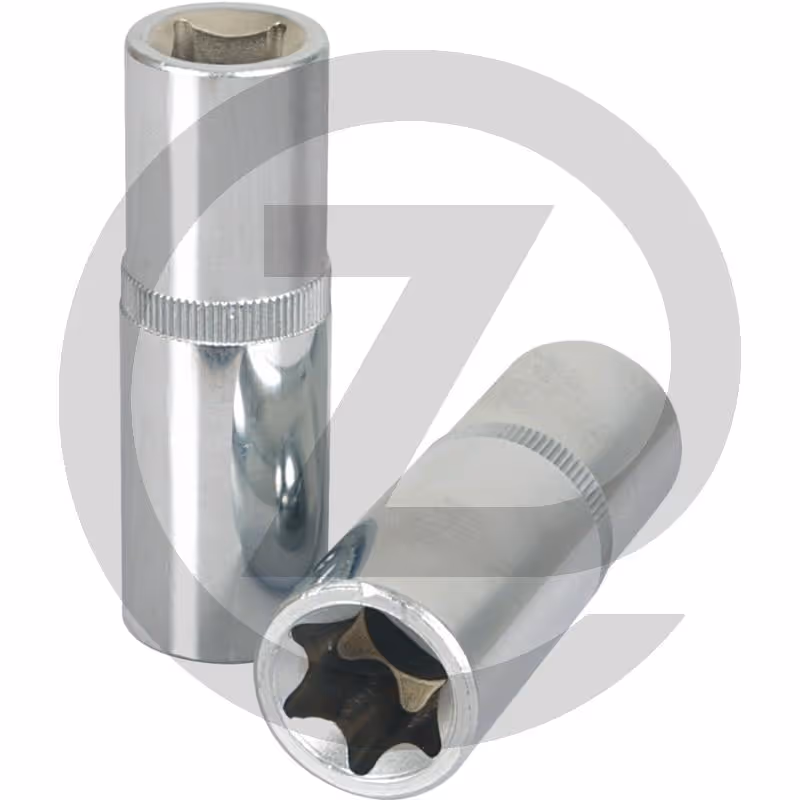 KS Tools 1/2" Douilles TX E CHROMEplus, longues, E14