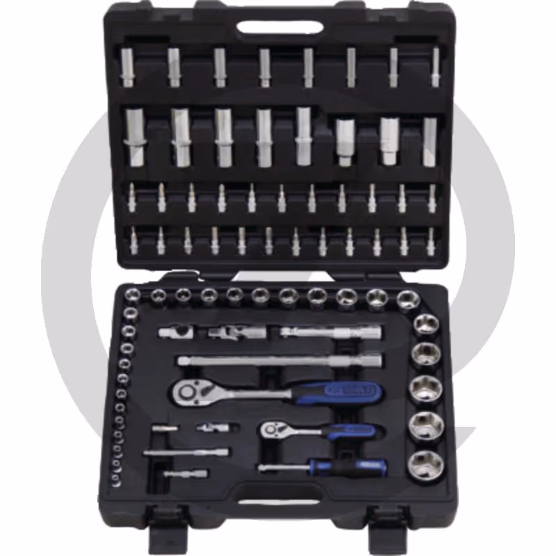 KS Tools 1/4"+1/2" CHROMEplus Coffret de douilles, 94 pcs.