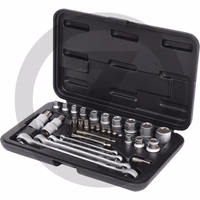 KS Tools 1/4"+3/8"+1/2" TORX assortiment, 31 pcs.