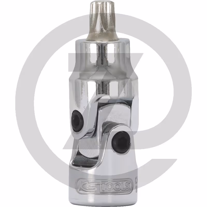KS Tools 1/4" CHROMEplus Douille à embouts articulée pour vis TX, T25
