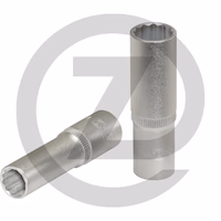 KS Tools 1/4" Douilles 12 pans, longues, 11 mm