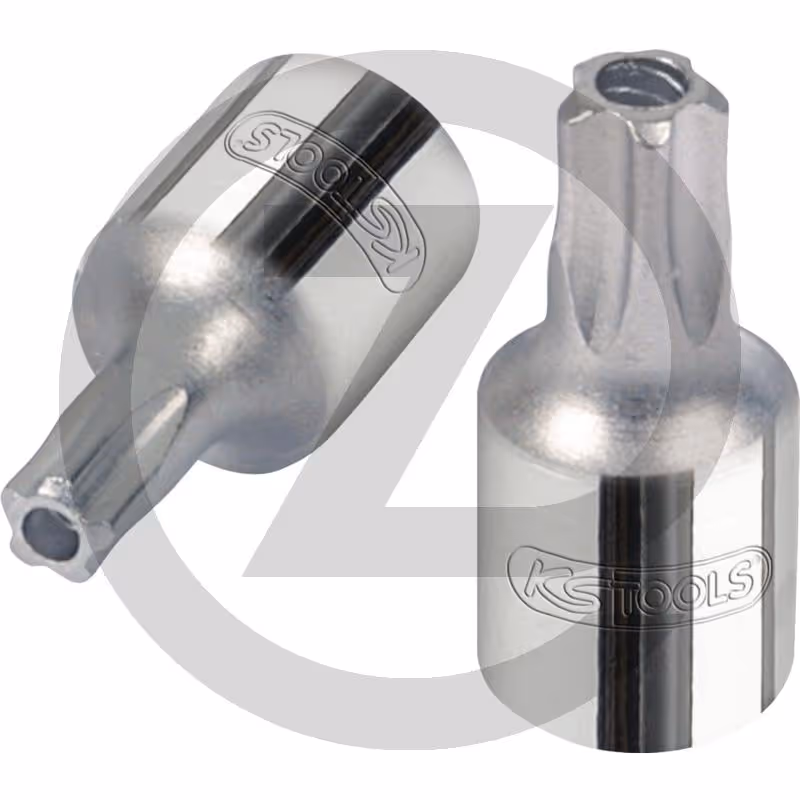 KS Tools 1/4" Douilles tournevis 5 pans percé CHROMEplus, TS15