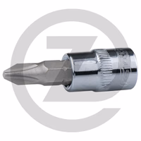 KS Tools 1/4" Douilles tournevis PHILLIPS CHROMEplus, PH4