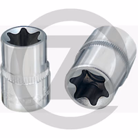 KS Tools 1/4" Douilles TX E CHROMEplus, E6